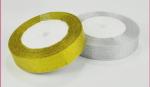Attractive Eye Catching Silver And Gold Christmas Ribbon 3/8"-4" Size