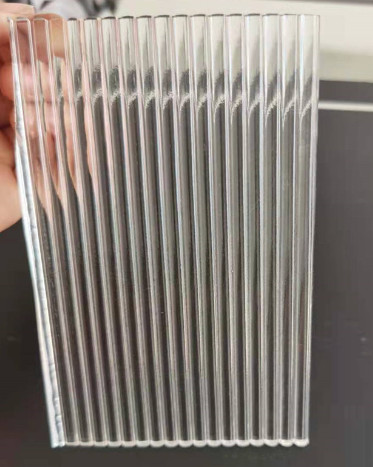 5mm-12mm Extra Clear Patterned Glass for Door Window Building