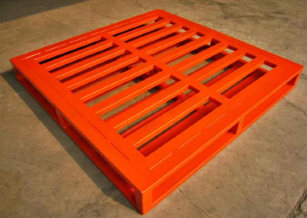 Buy cheap Strong Blue Orange Repairable Recyclable Metal Pallet , 15 - 30kg from wholesalers