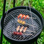 Adjustable Portable Backyard Cooking Stand for BBQ Rotisserie Tripod Outdoor