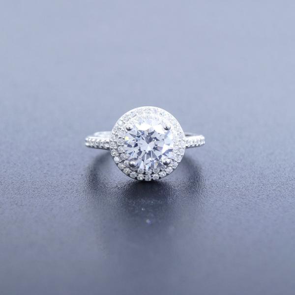 Buy cheap Real Silver 925 Wedding Engagement Rings Vintage Jewelry For Bridal from wholesalers
