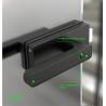 Buy cheap Punch Free Smart Tuya Glass Door Lock Black Aluminium Alloy Semi Auto For Office from wholesalers