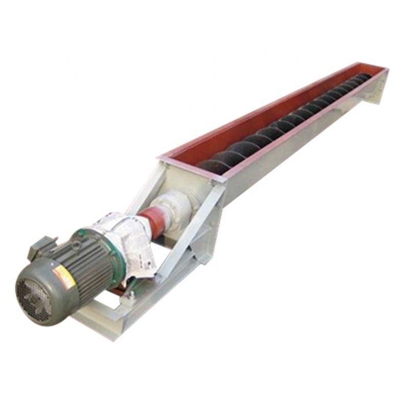 OEM U-Shaped Sludge Screw Feeding Machine Conveyor System Tubular Screw Auger Conveyor