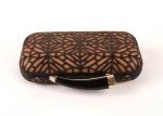 Hollow Out Style Ladies Leather Clutch Bags Luxury With Shoulder Chain