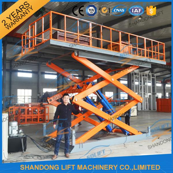 Buy cheap 4.7M 3T Hydraulic Scissor Car Lift , Electric Car Parking Lift CE TUV SGS Home Use from wholesalers