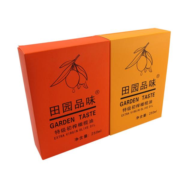 Buy cheap Eco - Friendly White Cardboard Box Printing Customized Food Paper Box For Oliver Oil from wholesalers