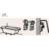 Buy cheap Steel Acrylic 3 Shower Trays Bathtub Supporting Anchors from wholesalers