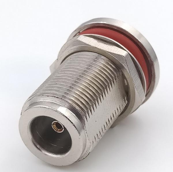 Buy cheap Straight RF N Antenna Connector Female Pin 6GHz Soldered Crimp With RG142 Cables from wholesalers