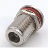 Buy cheap Straight RF N Antenna Connector Female Pin 6GHz Soldered Crimp With RG142 Cables from wholesalers