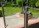 Prefabricated Stainless Steel Glass Railing with Round / Square Tube Handrail