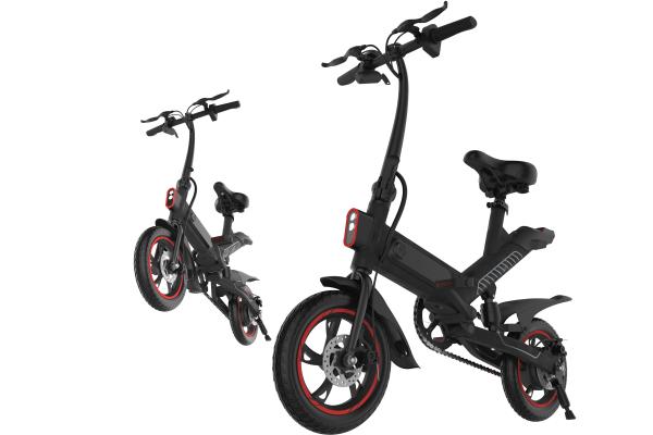 Buy cheap Inflated Tire Lightest Electric Folding Bike 12 Inch 2 Wheels For Travel Leisure Sports from wholesalers
