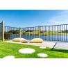 Buy cheap 6ft Galvanized Wrought Iron Garden Steel Tubular Fencing Custom from wholesalers