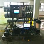 Portable desalination plant for sea water treatment
