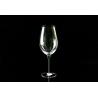 Buy cheap OEM Lead Free Crystal Wine Glasses , Slender colored Stem 20 Ounce Wine Glass from wholesalers