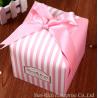 Buy cheap Wholesale paper box with pink Ribbon Cake box from wholesalers