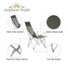 Buy cheap Outdoor Furniture Portable Picnic Recliner Foldable Aluminum 55*72*101cm from wholesalers