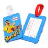Buy cheap Custom Cartoon Design 3D Embossed Logo Soft Touch PVC Silicone Plastic Luggage Tag Souvenir from wholesalers