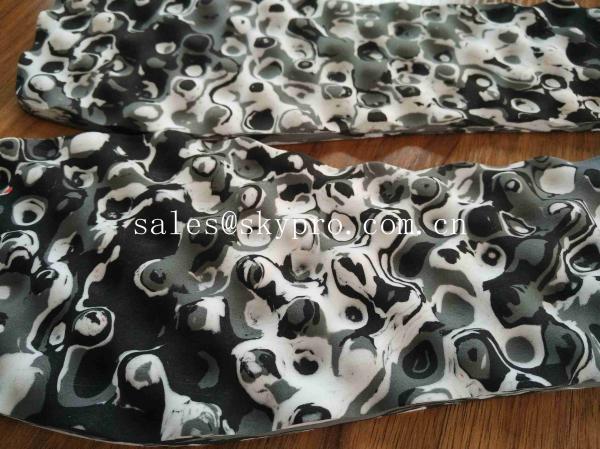 Buy cheap Casual Foam Rubber Slipper Soles with Printing Logo Plastic Straps Massage Camouflage from wholesalers