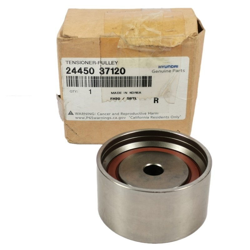 Genuine New 2445037120 24450-37120 TIMING BELT TENSIONER PULLEY for Hyundai Kia Models
