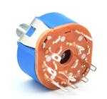 25mm Diameter Band Rotary Switch With Blue Dust Cover Used For Electric