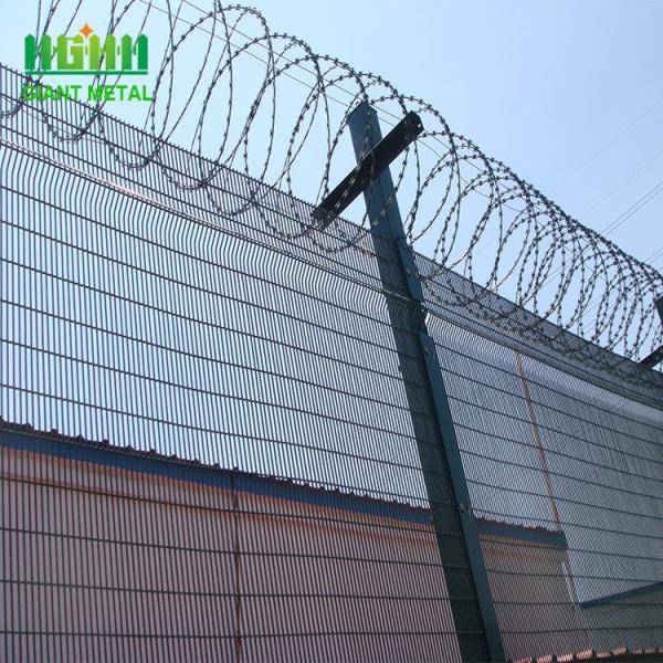 Buy cheap 8 Feet Height 358 Fence Colorful Pvc Coated With I Type Post from wholesalers