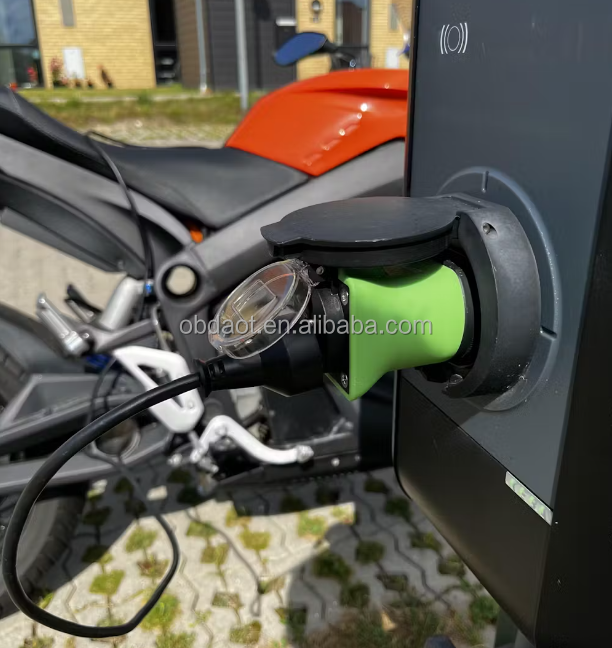 AOTAI Type 2 To Domestic Socket 16A Recharging For Opel Rocks-E E-Motorbikes E-ATVs E-Scooters