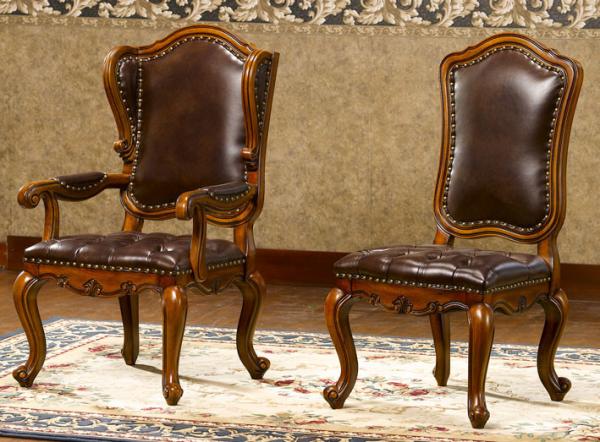Buy cheap ISO14001 Antique Wooden Throne Chair Elegant Antique Upholstered Dining Chairs from wholesalers