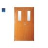 Buy cheap 60 Mins interior Exterior Exit PVC Glass Double Fire Rated Wood Door from wholesalers