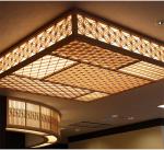 Hinoki 3D French Solid Wooden Decorative Partition Wall Kumiko Products