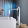 Buy cheap Brass Modern Vessel Single Hole Single Handle Basin Mixer Tap in Chrome from wholesalers