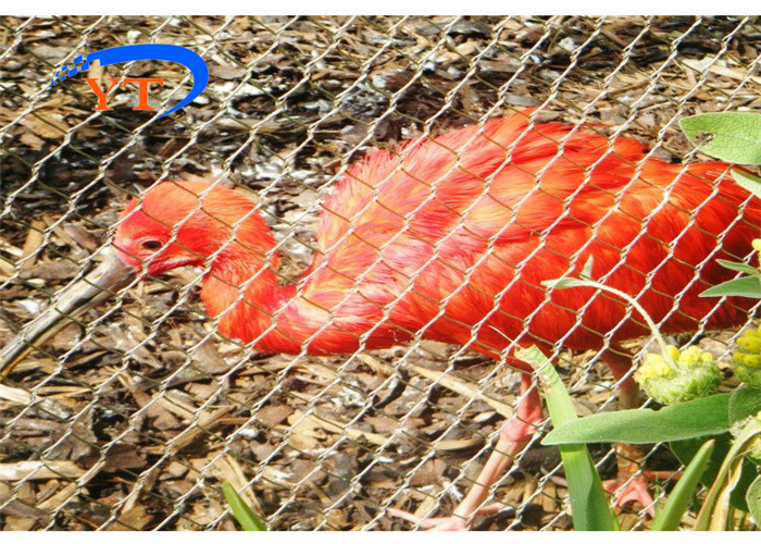 Knotted SUS304 2.0mm Stainless Steel Mesh For Bird Aviary Iner Woven Type