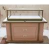 Buy cheap Luxury Exhibition Glass Jewelry Showcase 3 Color Lights With Locking Jewelry Display Case from wholesalers