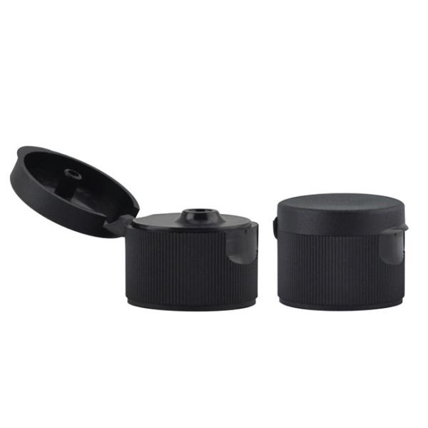 Buy cheap FDA And Reach Certified 24/410 Flip Top Caps Ribbed Closure For Lotion Cream from wholesalers