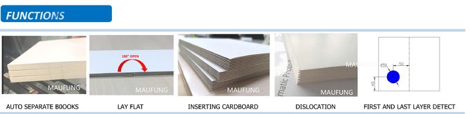 Maufung Children Books Lay Flat Binder 490*390mm Board Book Machine MF-PF500