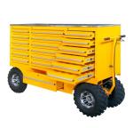 Versatile Heavy Duty Cold Rolled Steel Hand Truck Trolley Tool Cart with Wheels