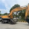Buy cheap 210W-9T Hyundai Wheel Excavator Used Hyundai Construction Equipment 21 Ton from wholesalers