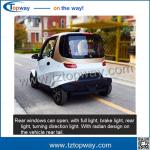 4kw electric vehicle car radius of turning circle 4000mm with aluminum alloy