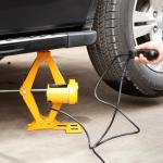 2 Ton Electric Scissor Jack 350mm Lift Range 120W Rated Power