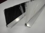 Rigid Metal Back Strip Brushes , Metal Channel Strip Brushes 3.2mm Width