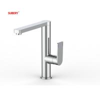 Buy cheap Cold And Hot OEM Kitchen Sink Faucets Chrome Brass Single Lever product