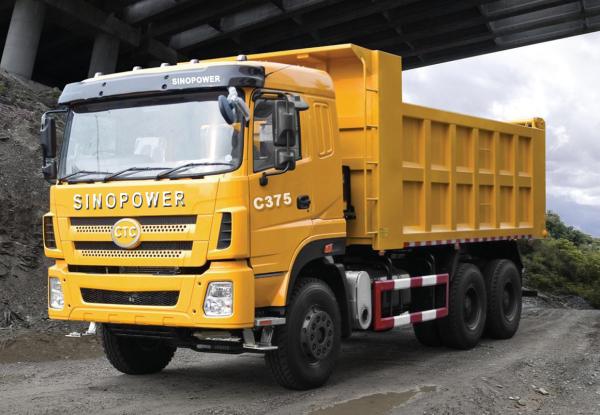 Buy cheap High quality CTC sinopower truck 6x4 375hP 10wheels 25-30Ton dump/lorry truck for sale from wholesalers