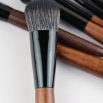 Classic Cruelty Free Makeup Brushes Set Soft Hair And Durable Wooden Handle