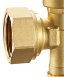 6019 Brass End Piece With G1" Felxible Female Nut For Hot Forged Supply Manifold