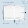 Buy cheap Compact Handy Hardcover Weekly Planner 6.63x8.75 Inch Medium Size from wholesalers