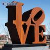 Buy cheap Large 230cm Corten Steel Sculpture Modern Outdoor Garden Abstract from wholesalers