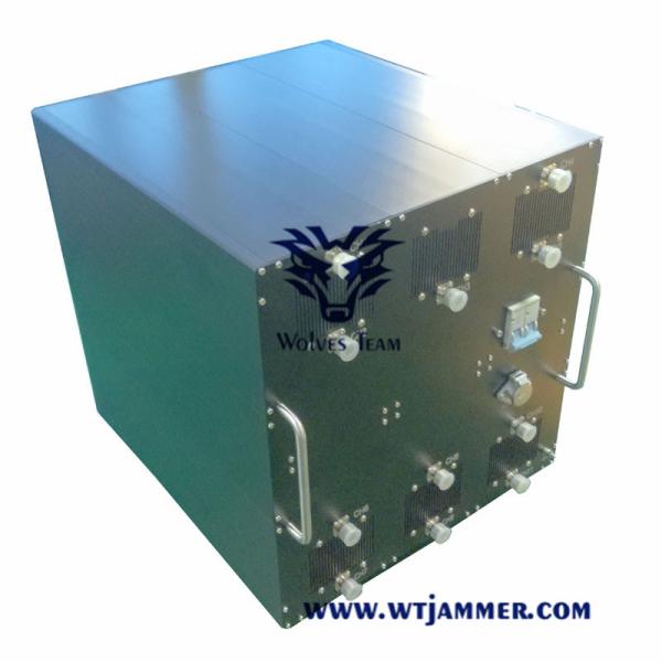 Buy cheap Military 12 Bands 20 - 3600 MHz High Power Portable Cell Phone Signal Vehicle Bomb Jammer from wholesalers