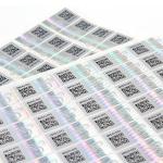 3D Anti Fake Hologram Vial Label Strong Adhesive For Seal Boxes