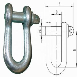 Buy cheap High Strength U Shackle Aerial Cable Tools Safety Stringing Equipment For Connecting Link from wholesalers