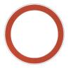 Buy cheap Road Traffic Prohibition Sign Manufacturers Bright Colors Reflective film Metal Sheet Circle Board from wholesalers