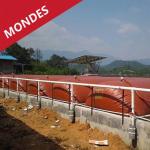 Red Mud PVC Membrane Biogas Cover Airproof For Versatile Storage Solution